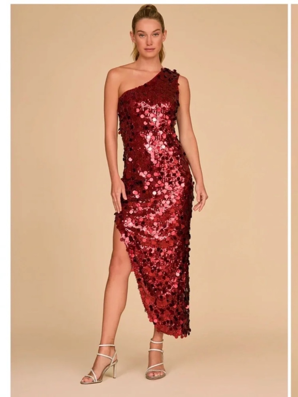 Noli Thea One Shoulder Sequin Dress